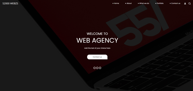  4.1.1 templates, WebZS Landing page