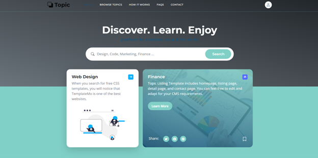  4.1.1 templates, WebZS Landing page